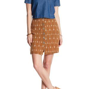 Ikat Arrow Skirt by Ryan Michael A117